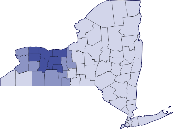 O'Neill-Rodak Service Area Heat Map